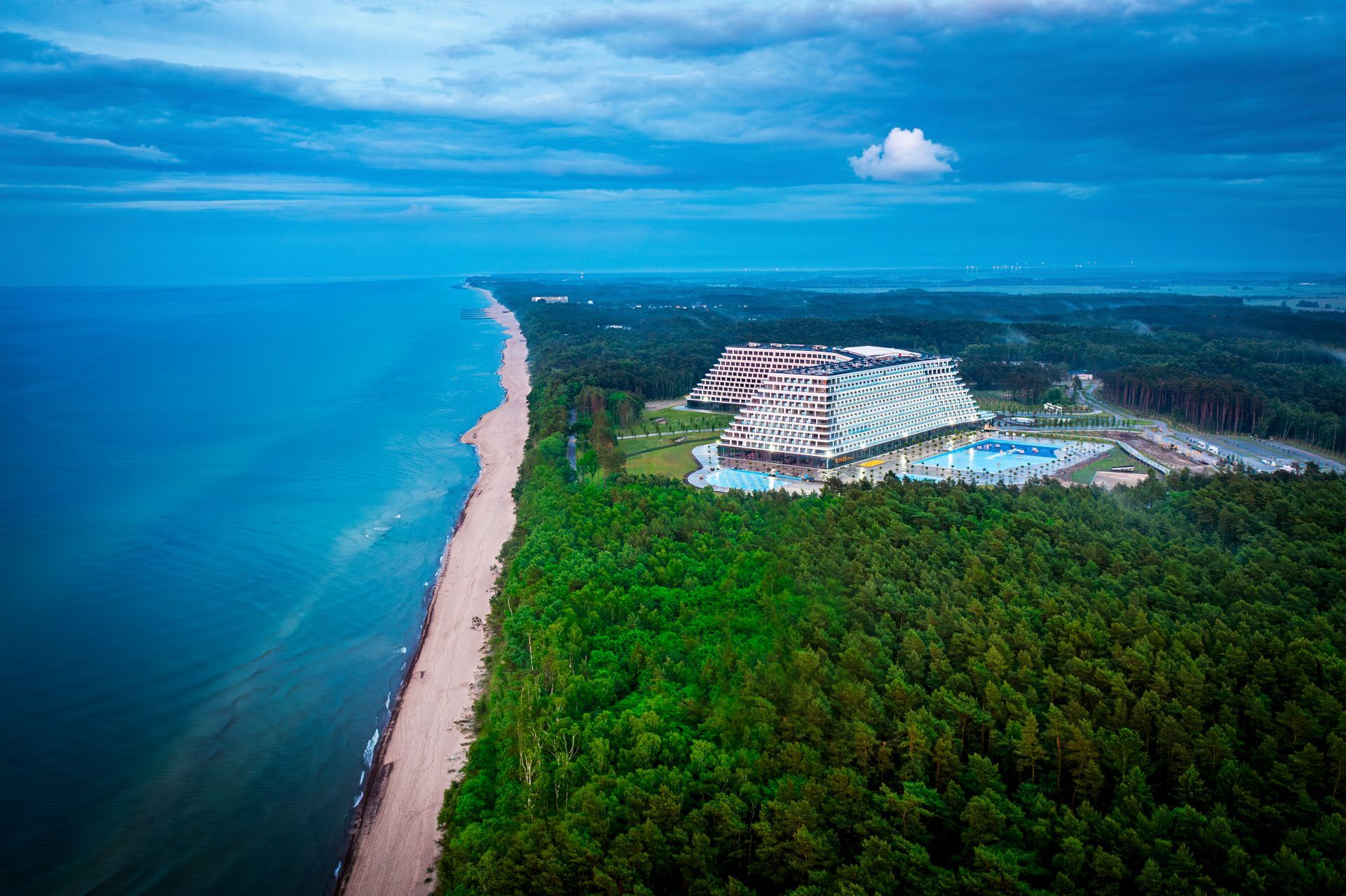 Strand in Pobierowo an der polnischen Ostsee