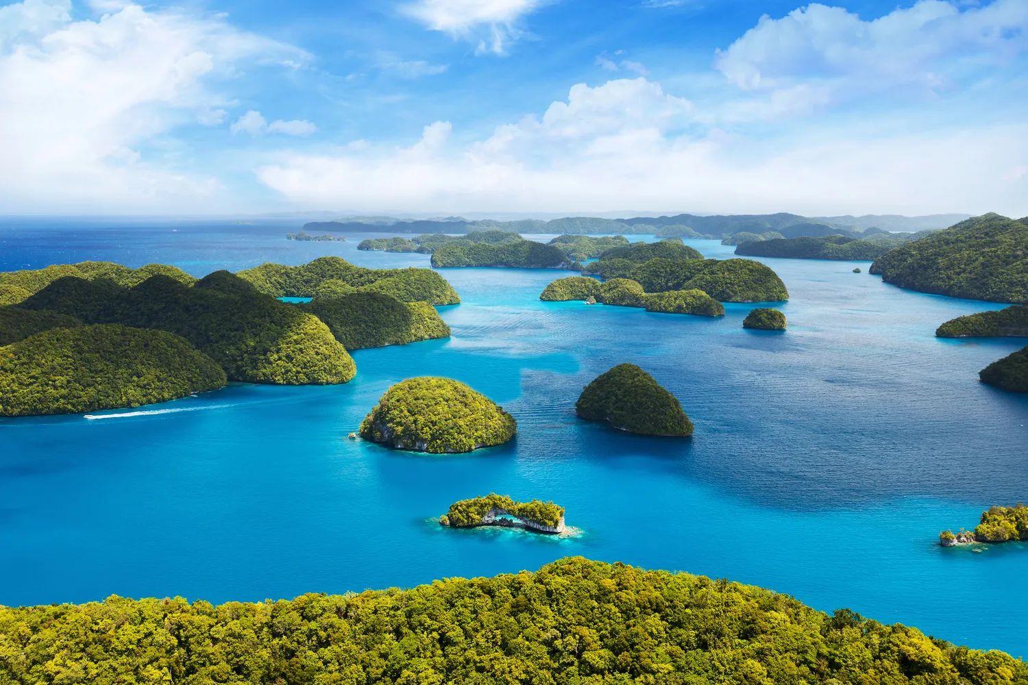 Palau mit Blick auf das La-Maddalena-Archipel