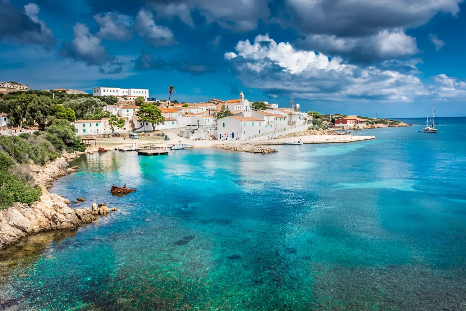 Türkisfarbenes Meer bei Stintino und Asinara