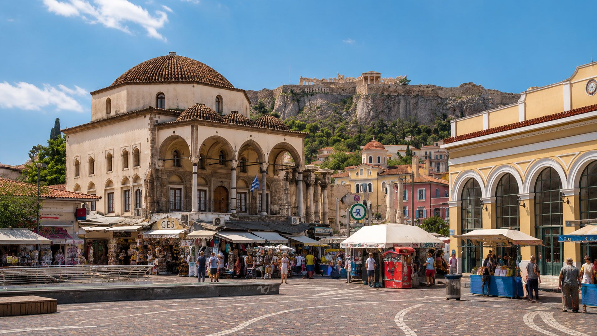 Monastiraki – Flohmarkt und antike Spuren
