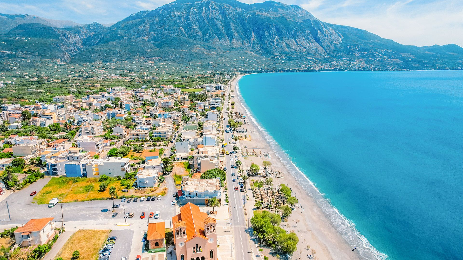 Kalamata-Strand – der große Stadtstrand