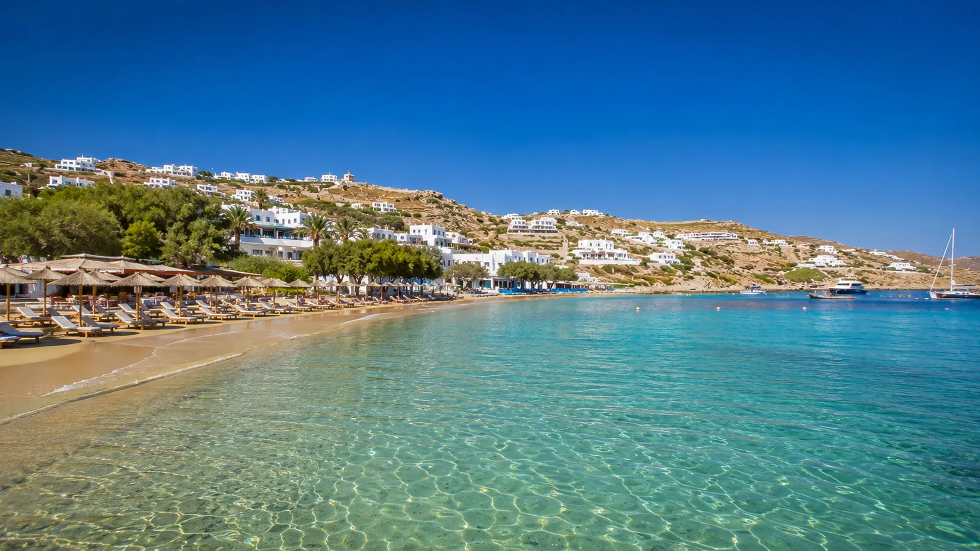 Platis Gialos – Top-Strand für Pauschalurlauber