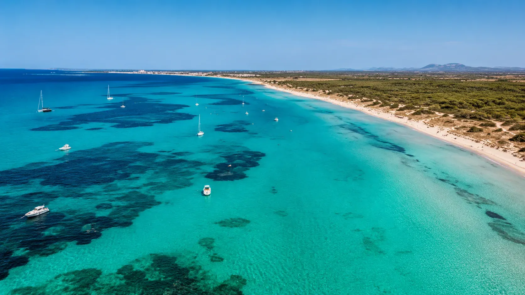 Es Trenc aus der Vogelperspektive Mallorca