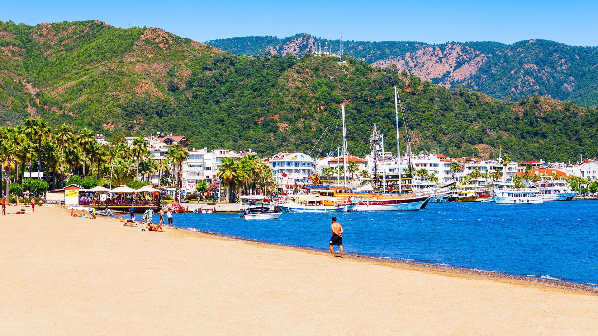 Marmaris Stadtstrand – Promenade trifft Meer