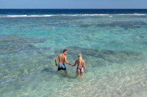 original Paar am Strand