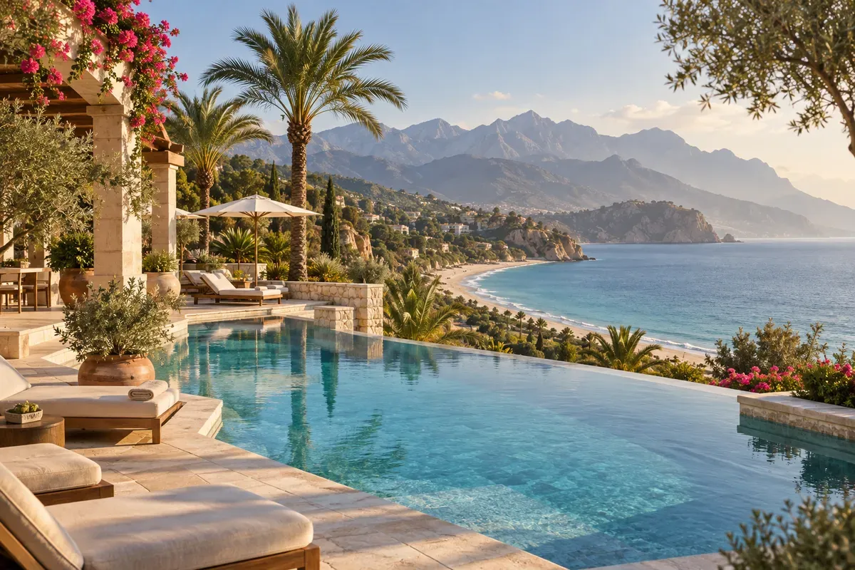 Luxus-Resort an der Türkischen Riviera bei Antalya.